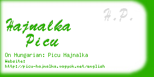 hajnalka picu business card